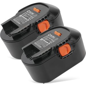 2x AEG BSB 14 G2 Accu Batterij 14.4V 3Ah van CELLONIC