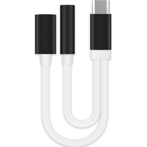 Koptelefoon adapter voor LG Q Stylus Plus, audio kabel USB-C - 3,5mm audiojack