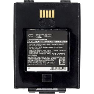 Simoco-Sepura SRP2000ES Accu Batterij 1800mAh van Cellonic