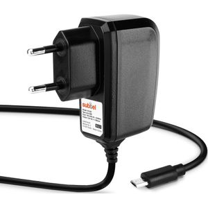 Wiko Fever 4G Oplader - 1.1m Laadkabel & AC stroomadapter van subtel