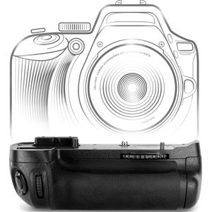Nikon D600 battery grip MB-D14 accuhouder voor EN-EL15 - vertical grip portret modus en ontspanner