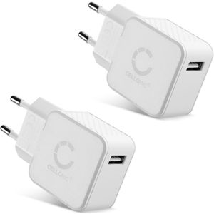 2x Apple iPad mini 4 - A1538 Oplader 5V Oplaadkabel Adapter Stopcontactlader
