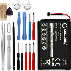 Garmin Camper 760 Accu Batterij + Gereedschapsset 17dlg 1500mAh van CELLONIC