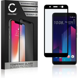 HTC U11 Plus Schermbeschermer 9H getemperd glas 3D Full Cover van CELLONIC