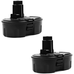 2x Dewalt DC411 / DC411KA / DC411KB / DC411KL / DC411N Accu Batterij 18V 3Ah van CELLONIC