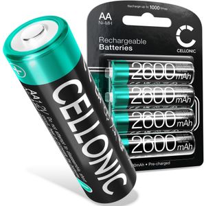 NUK Babyphone Eco Control DECT 267 Accu Batterij 4x AA 2600mAh van CELLONIC