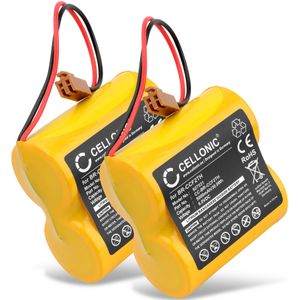 2x Cutler Hammer A06B-6073-K005 Accu Batterij 5000mAh van subtel