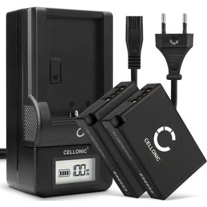2x Canon EOS 850D Accu Batterij + Oplader 950mAh van CELLONIC