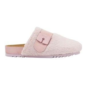 Klomp Scholl Women Alaska 3.0 Synthetic Fur Gr Dusty Pink-Schoenmaat 42