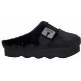 Scholl - Greta - Klomp - Zwart - Synthetische Vacht