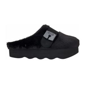 Scholl - Greta - Klomp - Zwart - Synthetische Vacht