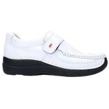 Wolky - Roll Strap - Instapper - White - Geheel Leer Gevoerd - Anatomisch Vormgegeven