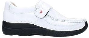 Wolky - Roll Strap - Instapper - White - Geheel Leer Gevoerd - Anatomisch Vormgegeven