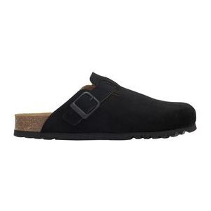 Klomp Scholl Men Olivier New Suede Sa Mens Black-Schoenmaat 46