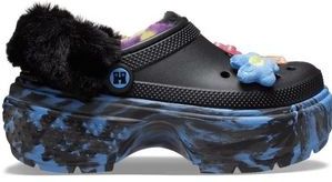 Crocs - Happy Socks Stomp - Klomp - Zwart - Teal - Croslite