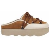 Scholl - Lindsay E - Klomp - Chalk Brandy - Suède en Leer