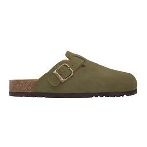 Klomp Scholl Men Olivier New Suede Sa Mens Khaki-Schoenmaat 45