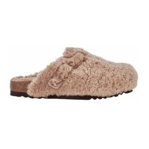 Scholl - Fae New F - Klompen - Beige - Schapenvacht