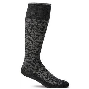 Sockwell Damask Dames Compressiekousen klasse 1 Black Maat 39-43