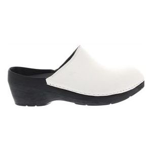 Klomp Wolky Women Pro Clog Printed Leather White-Schoenmaat 40