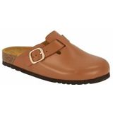 Klomp Scholl Women Fae New Leather Cognac-Schoenmaat 35