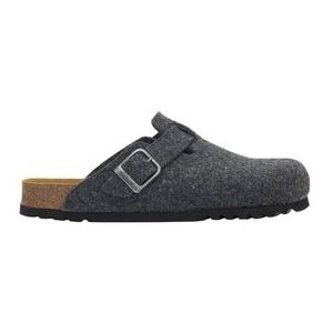 Scholl - Olivier - Klomp - Antraciet - Vilt - Rubberen Zool
