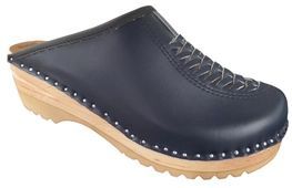 Troentorp - Bastad Original - Klompen - Blauw - Leer