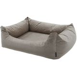 Madison Velours Dog Bed Taupe L