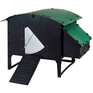 Nestera Duurzaam Kippenhok Met Onderstel Lodge | Chicken Coop Lodge Large - 139x136x100cm