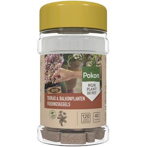 Pokon Bio Terras & Balkon planten voedingskegels 40 stuks