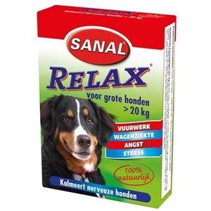 Sanal Dog Relax kalmeringstablet Large vanaf 20KG
