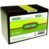 Koltec Batterij 9 Volt 900 WH 120 Ah