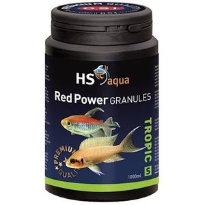HS Aqua Red Power Granules S | voor kleine vissen 1000ML