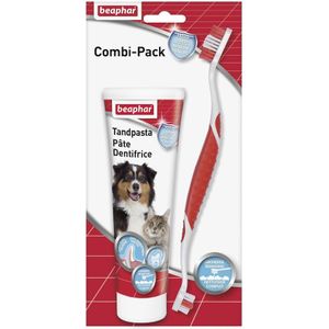 Beaphar Tandpasta & Tandenborstel Combi-Pack | voor honden en katten