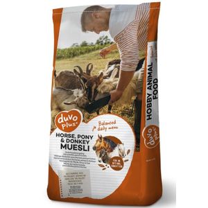 Duvo+ Paard, pony & ezelmuesli 18 KG