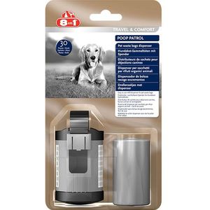 8in1 Pet Products Poop Patrol Dispenser & 30 zakjes