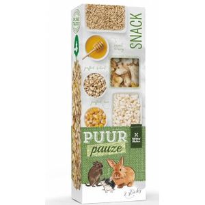 Witte Molen Puur pauze sticks gepofte rijst & honing 110 gram