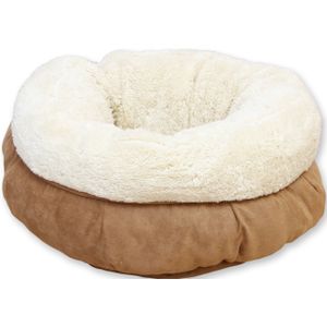 All For Paws Lambswool Donut Bed BEIGE