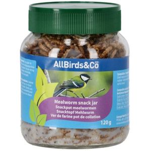 AllBirds&Co Snackpot Meelwormen 200g