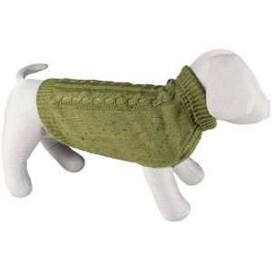 Duvo+ Hondensweater Cozy Groen L - 60CM