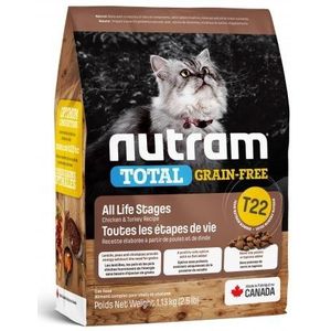 Nutram Total Grain-Free kalkoen en kip T22 1,13 kg