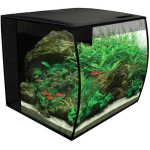 Fluval Flex aquarium zoetwaterkit 34 liter Zwart Aquarium Complete set