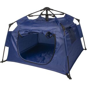 Duvo+ Pop-up tent voor huisdieren blauw S - 70x70x47cm