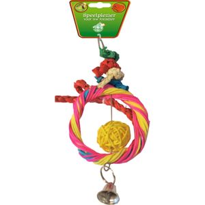 De Boon Ring Raffia met Bel 26CM