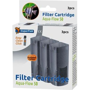 SuperFish Filtercassette Aqua-flow 50 - 3 stuks