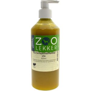 Zoolekker Duo Schapenvet/Hennepzaad olie 500 ml