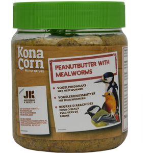 Konacorn Vogelpindakaas met meelwormen 550 gram