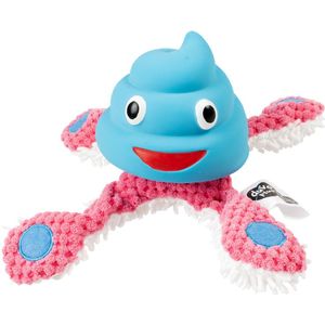 Duvo+ Pluche & latex octopus Blauw/roze