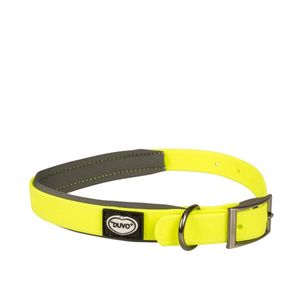 Duvo+ South Halsband Pvc Neon Geel XL 40-65cm/25mm