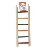 Birrdeeez Cockatiel Ladder 6 step All Wood